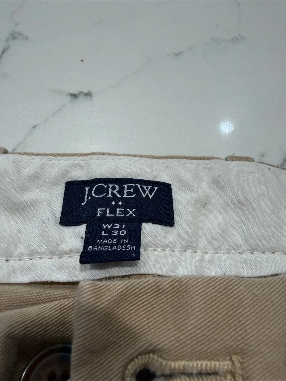 J. Crew Men's Khaki Chinos - Light Tan